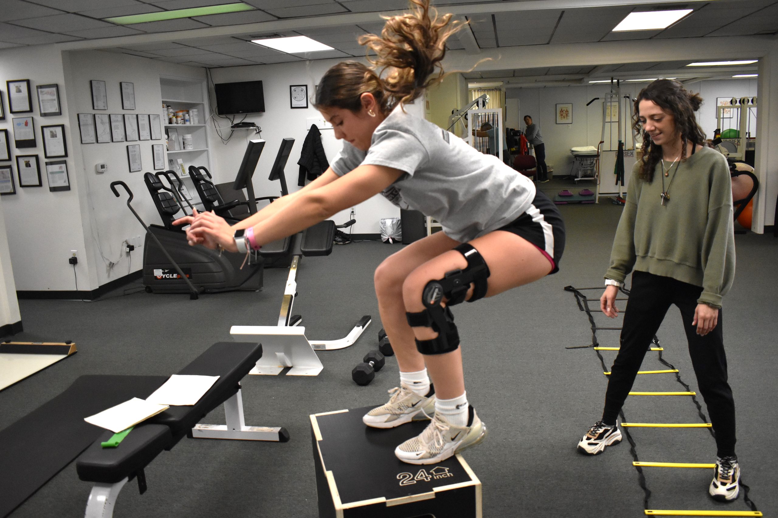 client building strength after sports injury